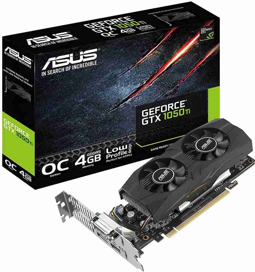 ASUS NVIDIA GeForce 4GB HDMI 2.0 DP 1.4 DVI 4 GB GDDR5 Graphics Card ASUS Flipkart
