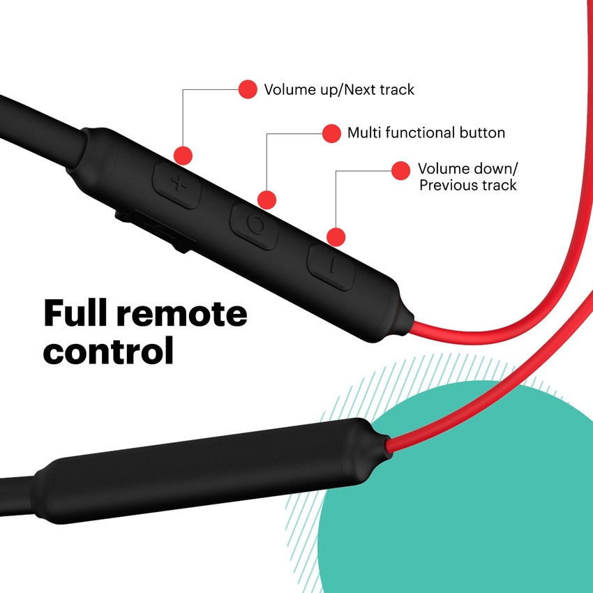 Noise tune active bluetooth neckband earphones with mic sales