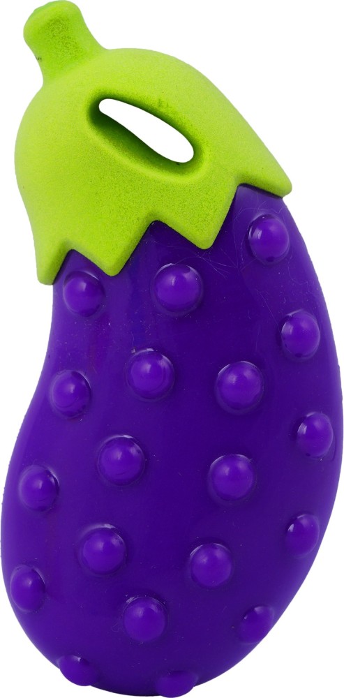 FOFOS Vegi-Bites Eggplant Dog Toy - Tails In The House