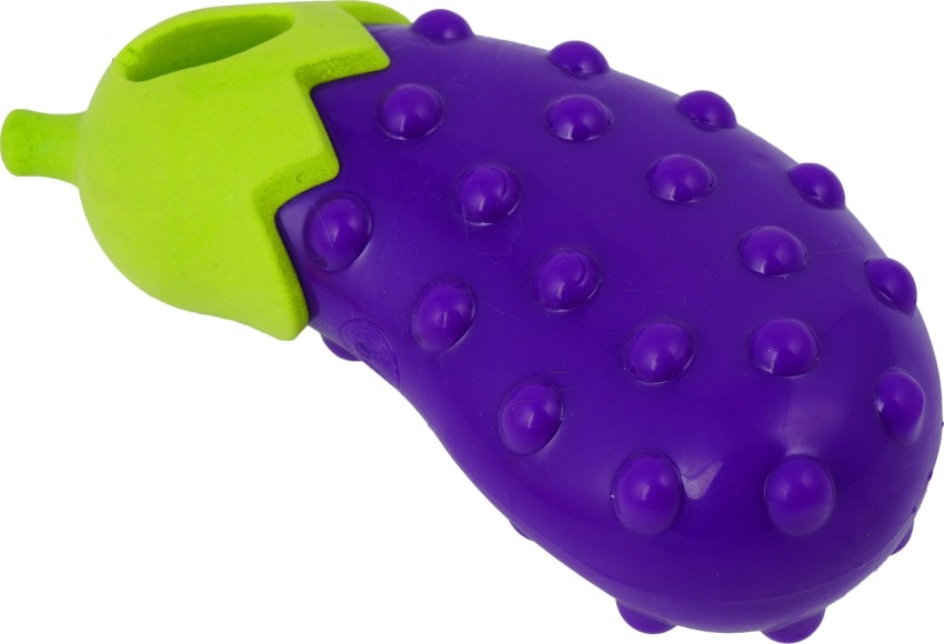 FOFOS Vegi-Bites Eggplant Dog Toy - Tails In The House