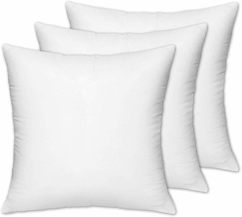 ARLAVYA Soft Polycotton Cushion Filler for Sofa,Bed,Chair,Floor  cushion,Size-26x26inches Microfibre Solid Cushion Pack of 3 - Buy ARLAVYA  Soft Polycotton Cushion Filler for Sofa,Bed,Chair,Floor  cushion,Size-26x26inches Microfibre Solid Cushion Pack of