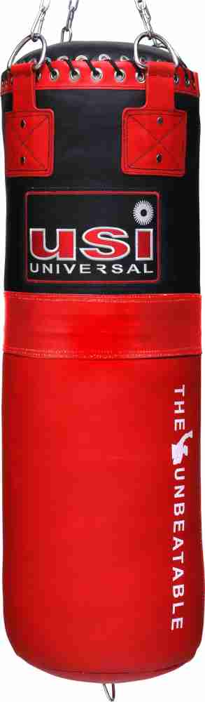 Red and Black USI Crusher Nylon Punch Bag Unfilled (120 cm/4