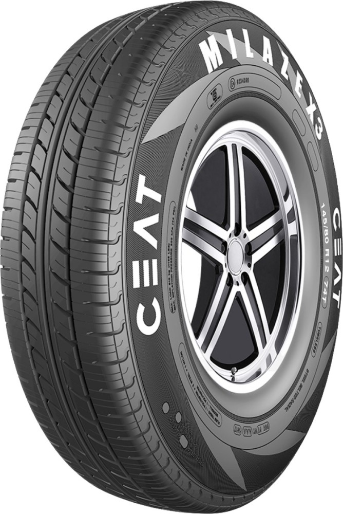 CEAT 145 80R12 MILAZE X3 TL 74T 4 Wheeler Tyre Price in India