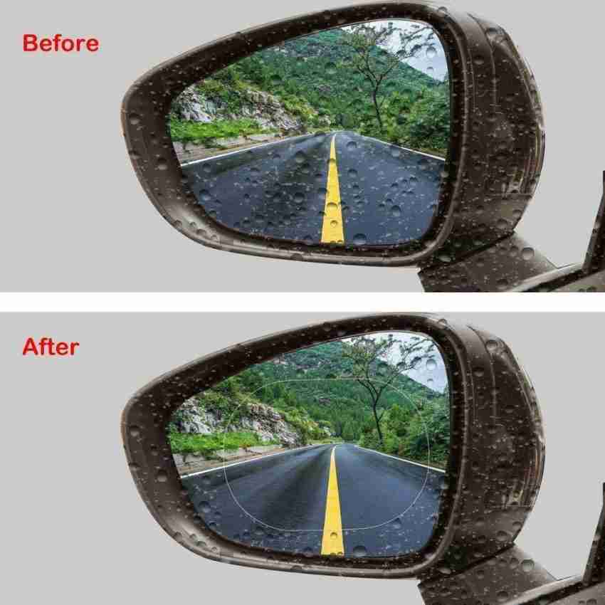carempire Car Side View Mirror Waterproof Anti-Fog Film - Anti-Glare  Anti-Mist Protector Sticker - to See Outside Rearview Mirror Clearly in  Rainy