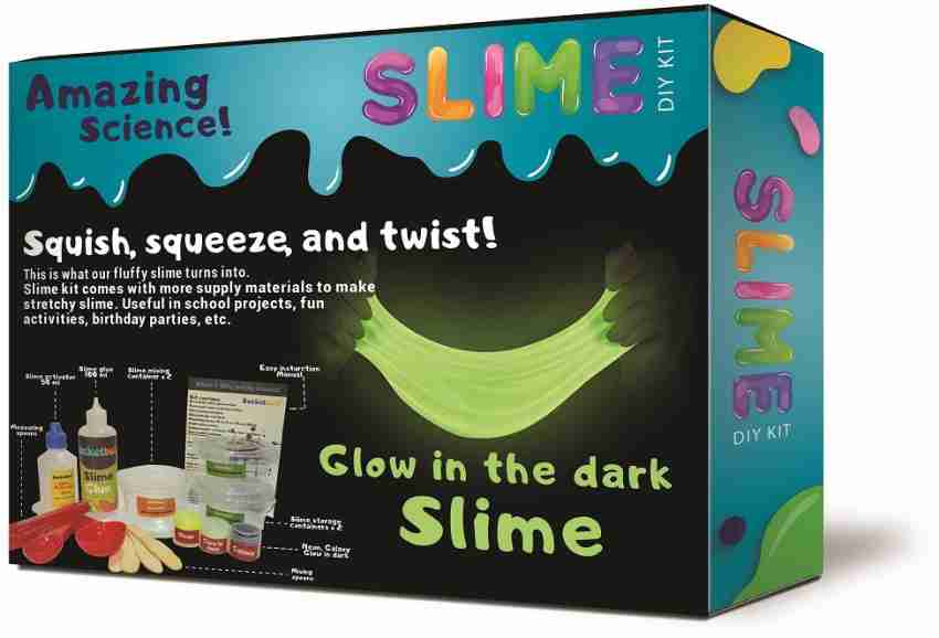 bucketBolt DIY 3 in 1 slime kit. Make neon, glow in dark and galaxy slime.  - DIY 3 in 1 slime kit. Make neon, glow in dark and galaxy slime. . shop
