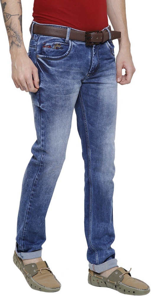 GOB INTERNATIONAL Regular Men Blue Jeans - Buy GOB INTERNATIONAL Regular  Men Blue Jeans Online at Best Prices in India | Flipkart.com