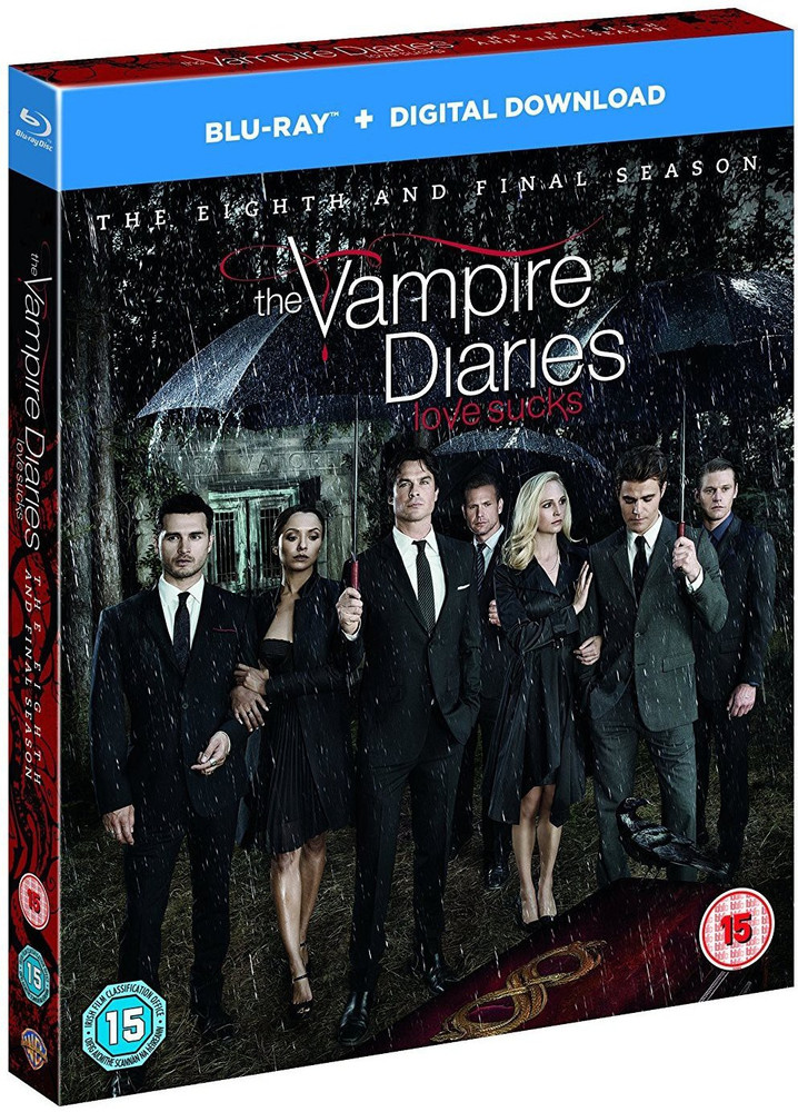 Box Blu-ray 1080p full hd Diarios de Um Vampiro (Vampire Diaries) completo  as 8 temporadas