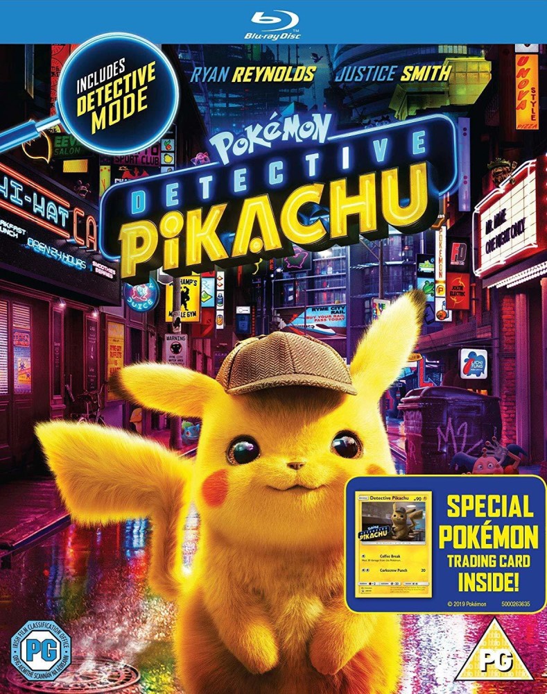 Pokémon Detective Pikachu (Blu-ray Includes Special Pokémon Trading Card  Inside!) (Region Free) (Fully Packaged Import) [Blu-ray] Price in India -  Buy Pokémon Detective Pikachu (Blu-ray Includes Special Pokémon Trading  Card Inside!) (Region