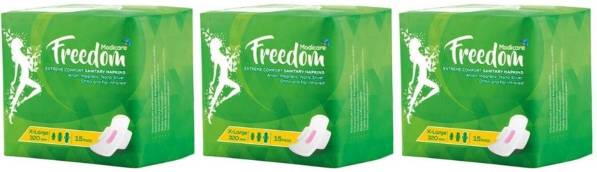 Modicare Freedom Comfort Sanitary Napkin Large-290mm, Pack of