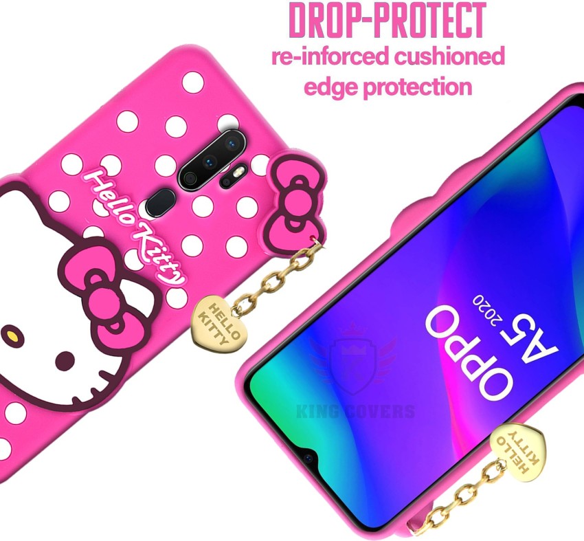 KloutCase Back Cover for Oppo A5 2020 (Silicone_Black) : :  Electronics