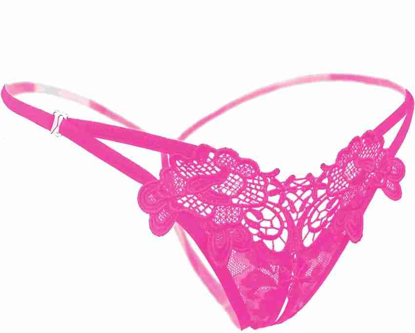 Xs and Os Women Thong Pink Panty - Buy Xs and Os Women Thong Pink Panty  Online at Best Prices in India