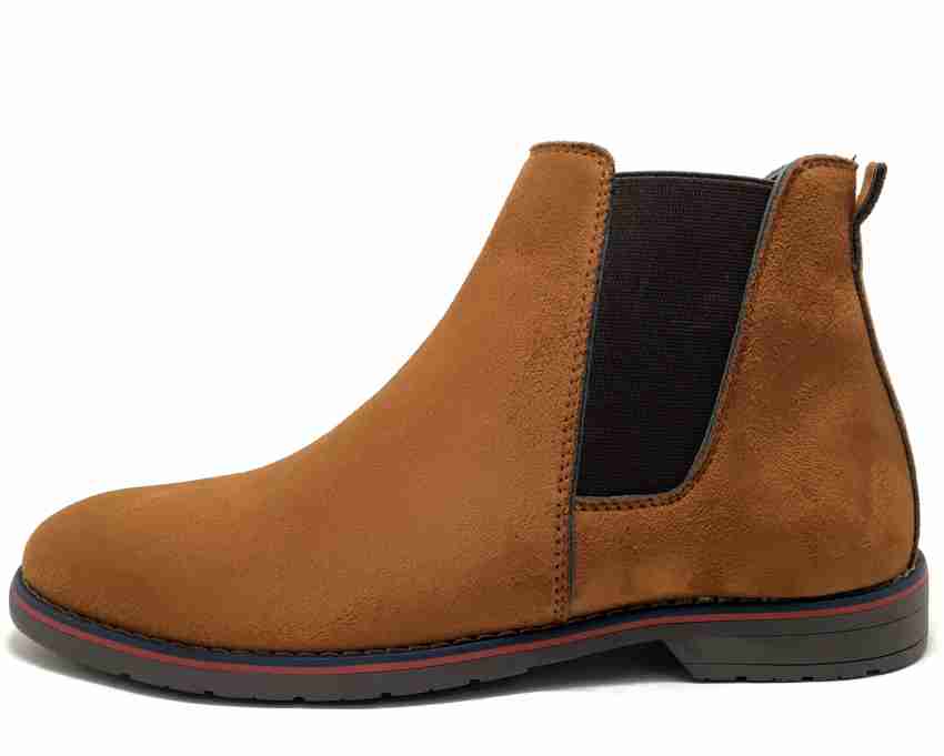 Tan chelsea boots mens river outlet island