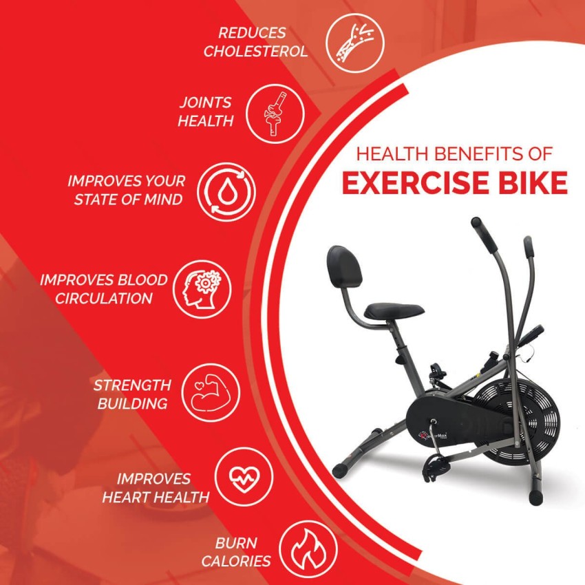 Dual action best sale exercise bike benefits