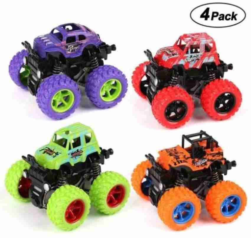100% New,monster Trucks Toys For Boys - Friction Powered Mini Push And Go  Car Truck Playset For Boys Girls Toddler Aged 3 4 5 Year Old Gifts For Kids
