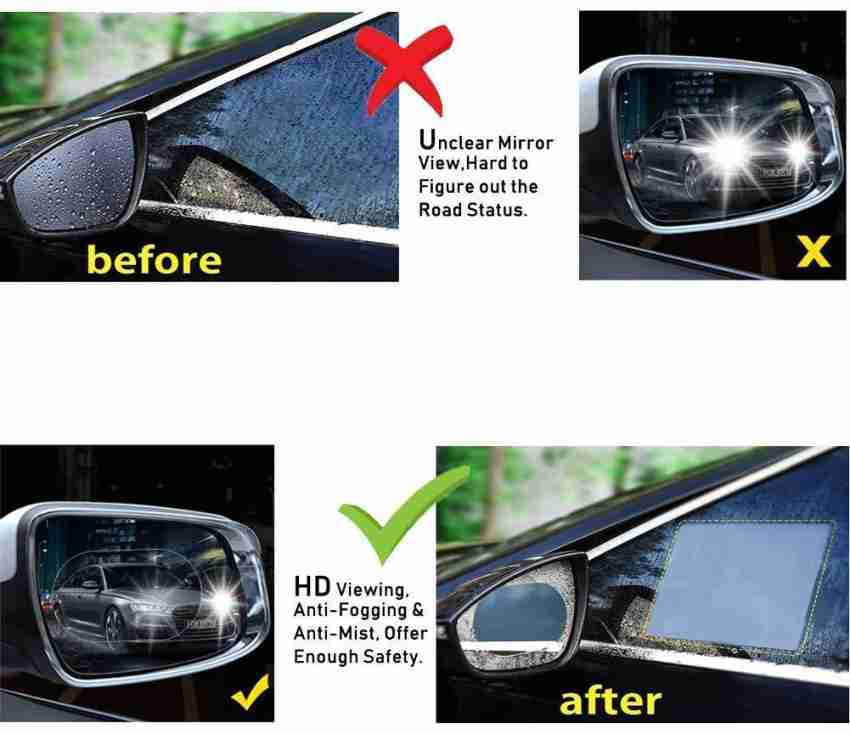 Car Rearview Mirror Protective Film, Anti Fog Film Anti-Glare Anti Mist  Anti-Scratch Waterproof Rainproof Rear View Mirror Film - China Car  Rearview Mirror, Waterproof film