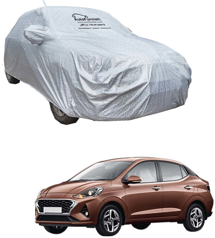 AutoFurnish Car Cover For Hyundai Aura With Mirror Pockets Price in India Buy AutoFurnish Car Cover For Hyundai Aura With Mirror Pockets online at Flipkart