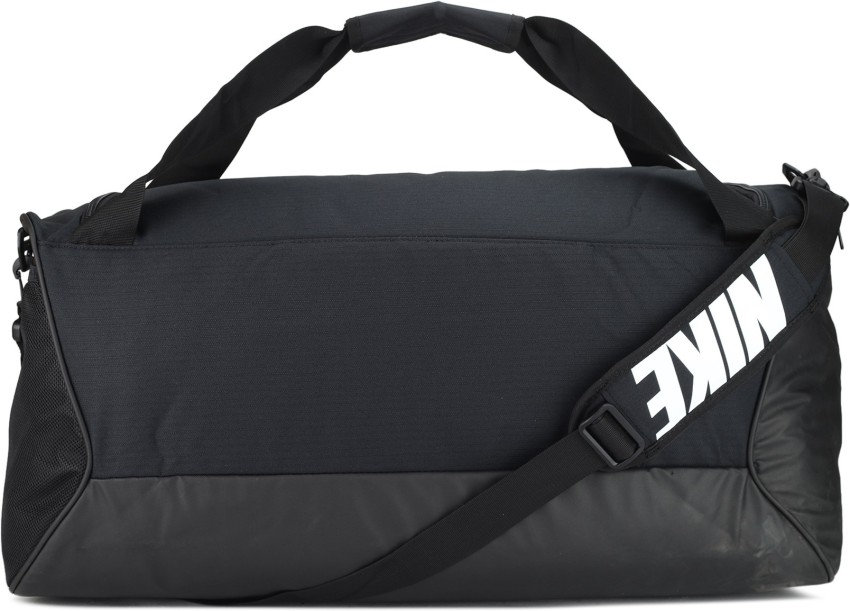Nike Performance BRASILIA DUFFEL UNISEX - Sports bag -  black/black/(white)/black 