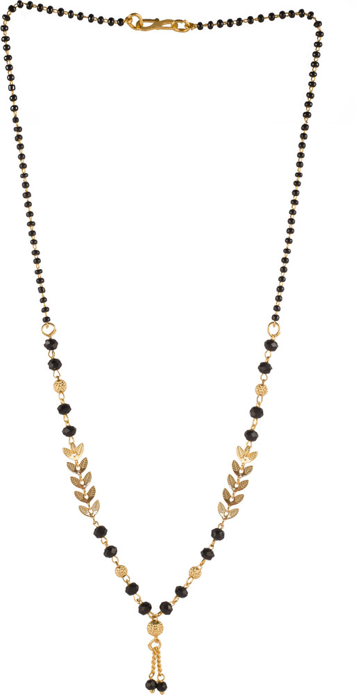 brado jewellery One Gram Gold Plated Combo of 4 Mangalsutra