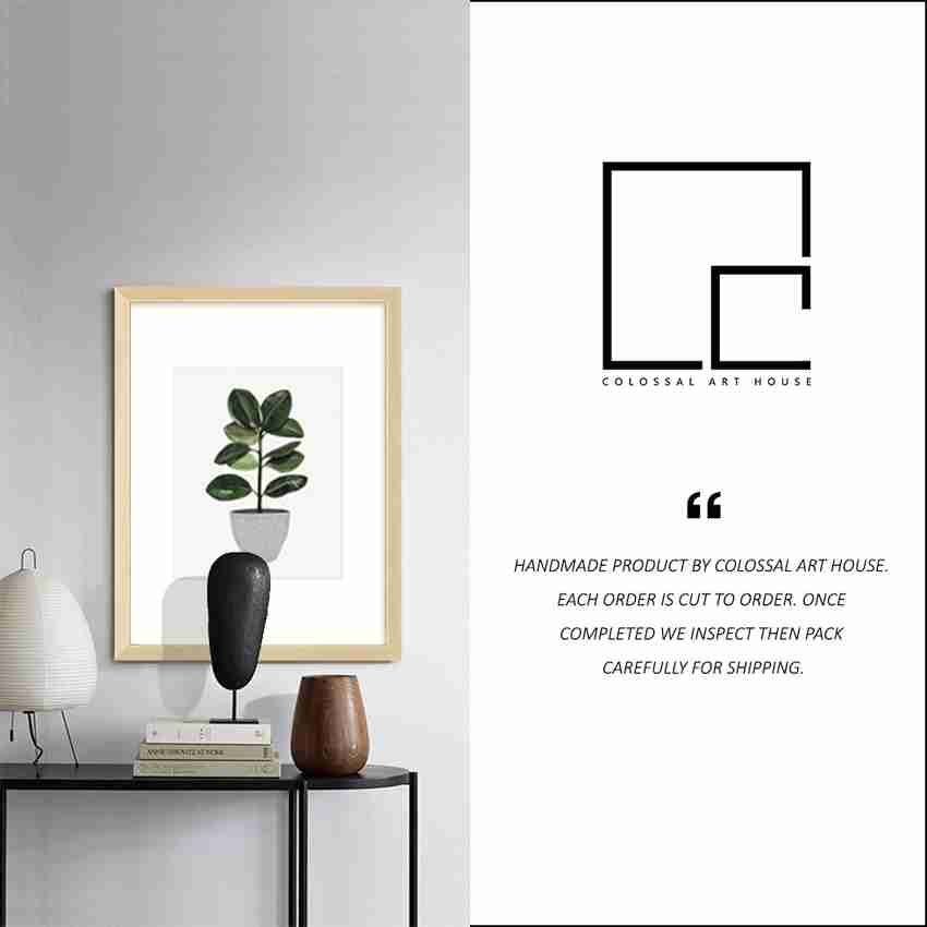 Botanical Art Poster Frame with Ivory Mat for Wall Decoration