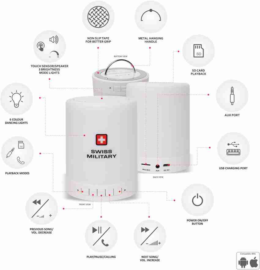 Swiss military bt speaker sale