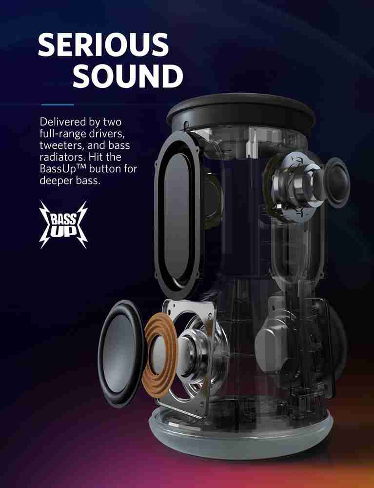 Buy Soundcore by Anker Flare Plus 25 W Bluetooth Speaker Online