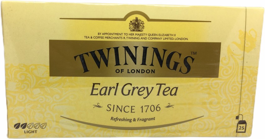 TWININGS of London Earl Grey Tea Since 1706 Imported 50G Tea Bags Box Price  in India - Buy TWININGS of London Earl Grey Tea Since 1706 Imported 50G Tea  Bags Box online