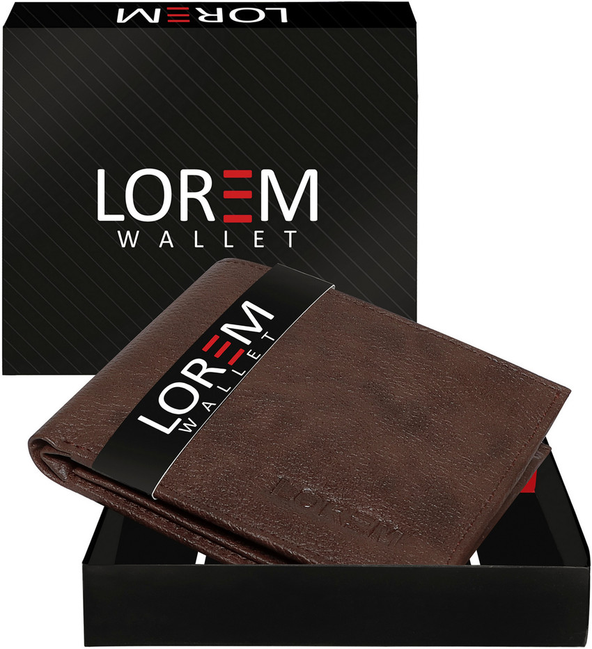 LOREM Men Casual Evening Party Formal Brown Artificial Leather