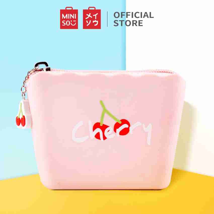 MINISO Fruit Coin Purse Zipper Pouch Case Portable Handbag for Women Girls Pink Coin Purse Pink Price in India Flipkart