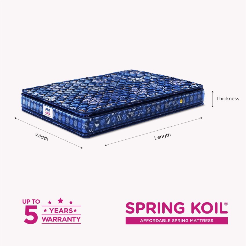 Peps springkoil pillow top shop mattress