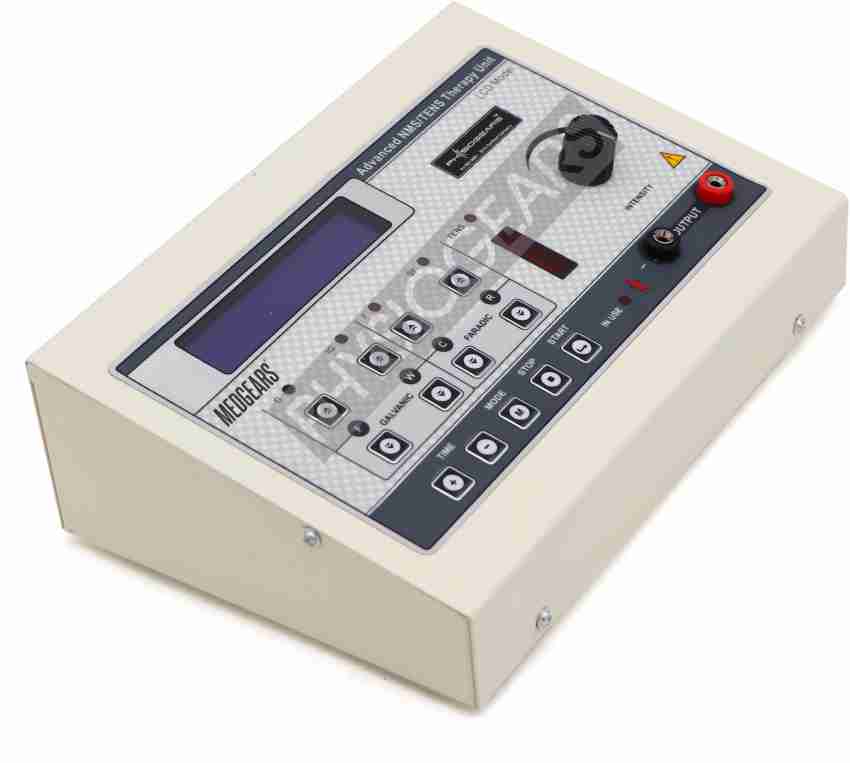 MEDGEARS Corded Electric Physiotherapy 4 Channel Tens with Ultrasound  Physiotherapy Ultrasonic Machine Electrotherapy Combo for All Pain Relief  Device Physiotherapy Equipment, Off-white : : Health & Personal  Care