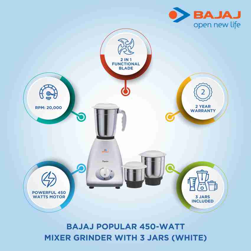 Bajaj popular store mixer grinder price