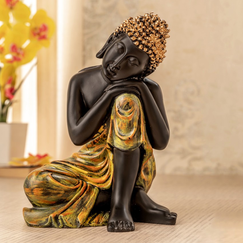 TIED RIBBONS Lord Buddha Statue Figure Home Decorative Items for Table Top  Indoor Shelf Bedroom Living Room Decoration and Gifting Decorative  Showpiece - 21 cm Price in India - Buy TIED RIBBONS