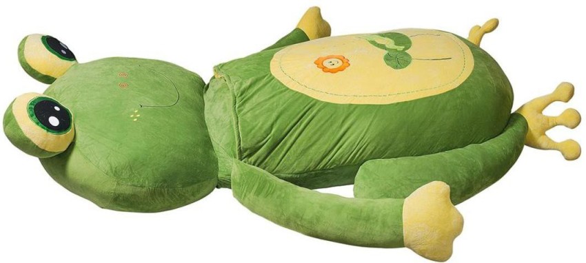 Dimpy Stuff Giant Sleeping Frog Plush Bed - 200 cm - Giant Sleeping Frog  Plush Bed . shop for Dimpy Stuff products in India.