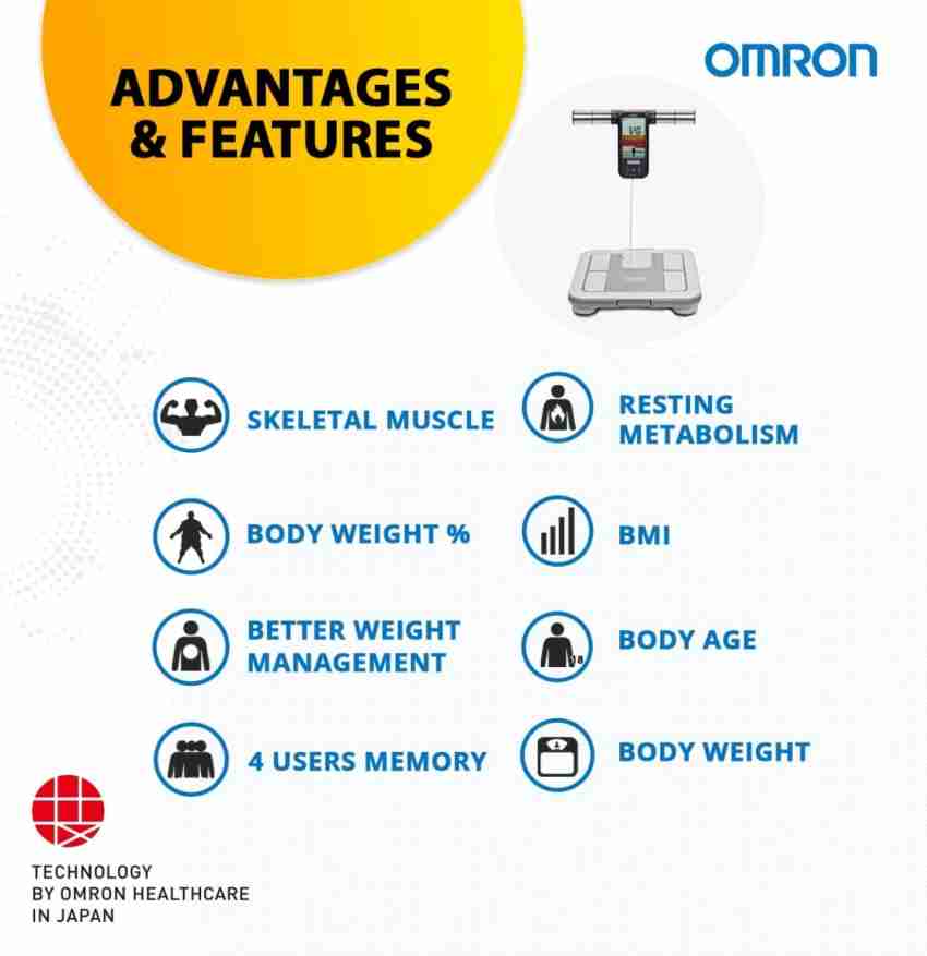 Buy Omron HBF 375 Silver Karada Scan Body Composition Monitor Online at  Best Prices in India - JioMart.