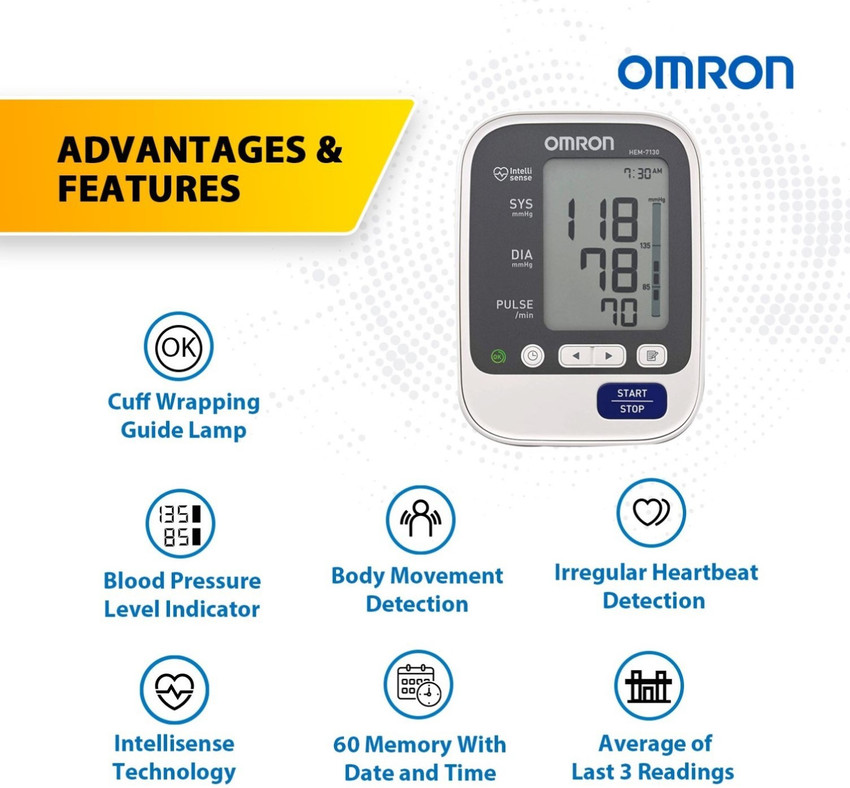 OMRON HEM 7130 Bp Monitor OMRON Flipkart