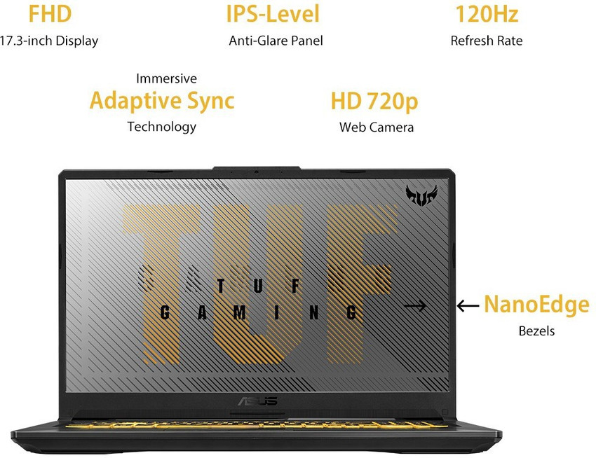 ASUS TUF Gaming A17 AMD Ryzen 7 Octa Core 4800H - (16 GB/1 TB HDD 