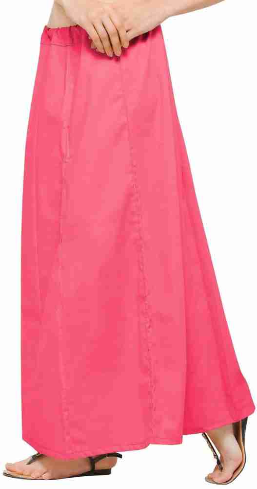 ABNExports Green Readymade Sari Inner Wear/Inskirt Cotton Blend