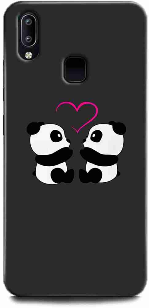 WallCraft Back Cover for Vivo Y91 Vivo 1811 PANDA LOVE BEAR
