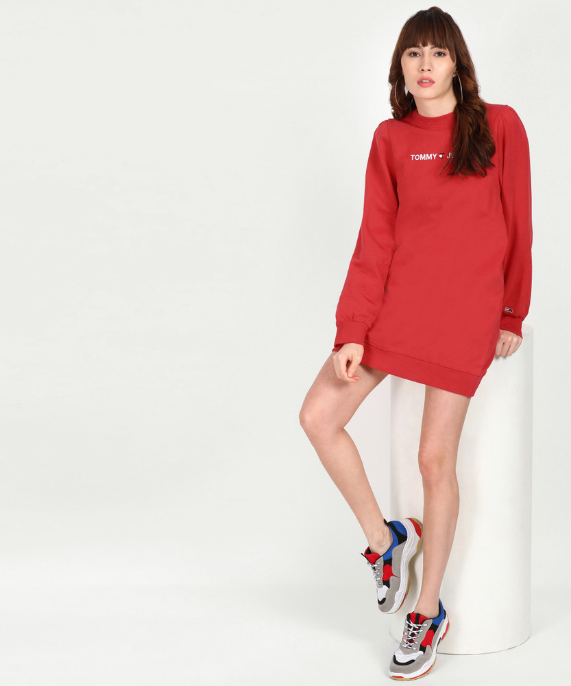 Tommy jeans heart print dress on sale