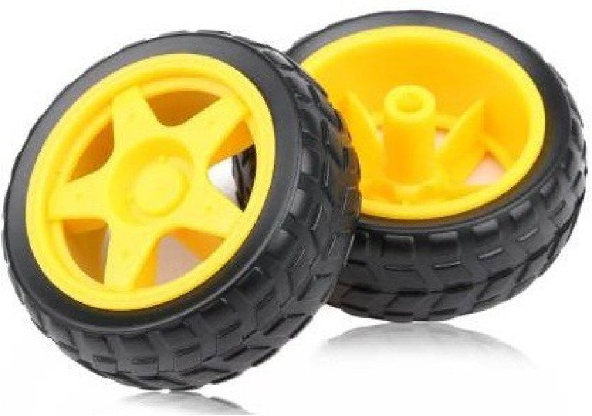 Buy Bo Motor Yellow wheels- 4 pcs Online in India