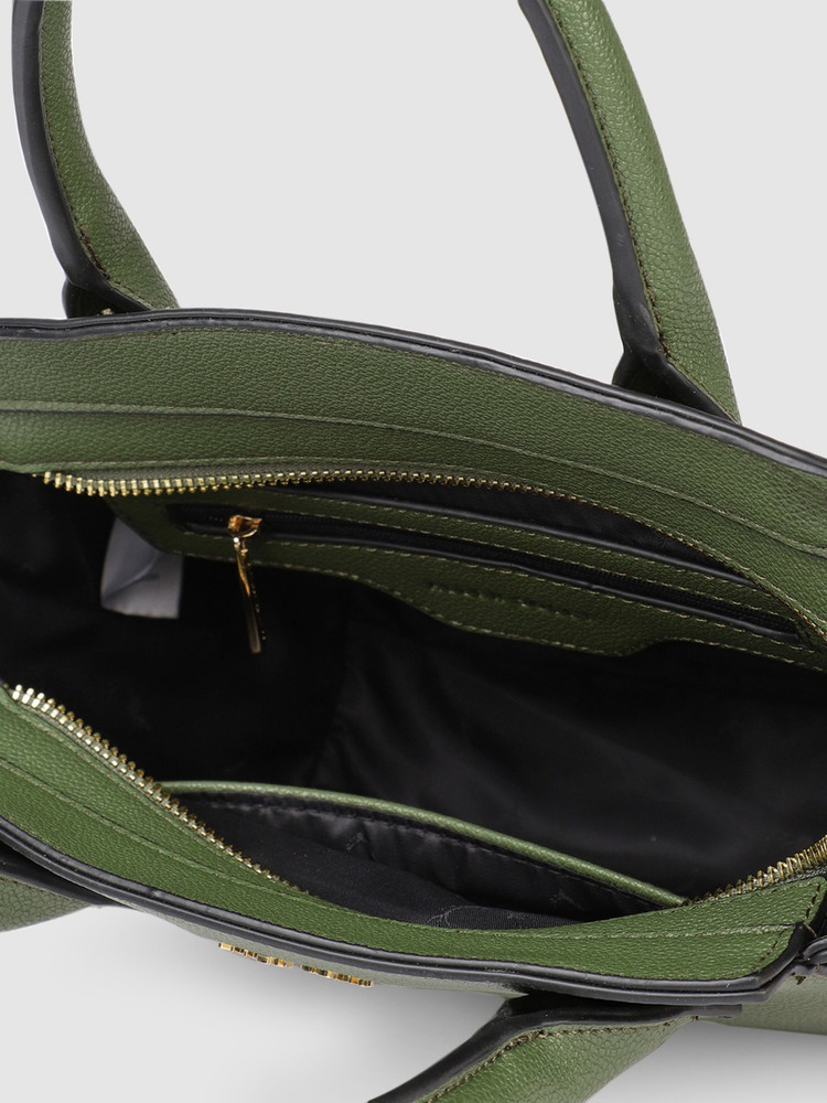 Allen solly black solid handheld clearance bag