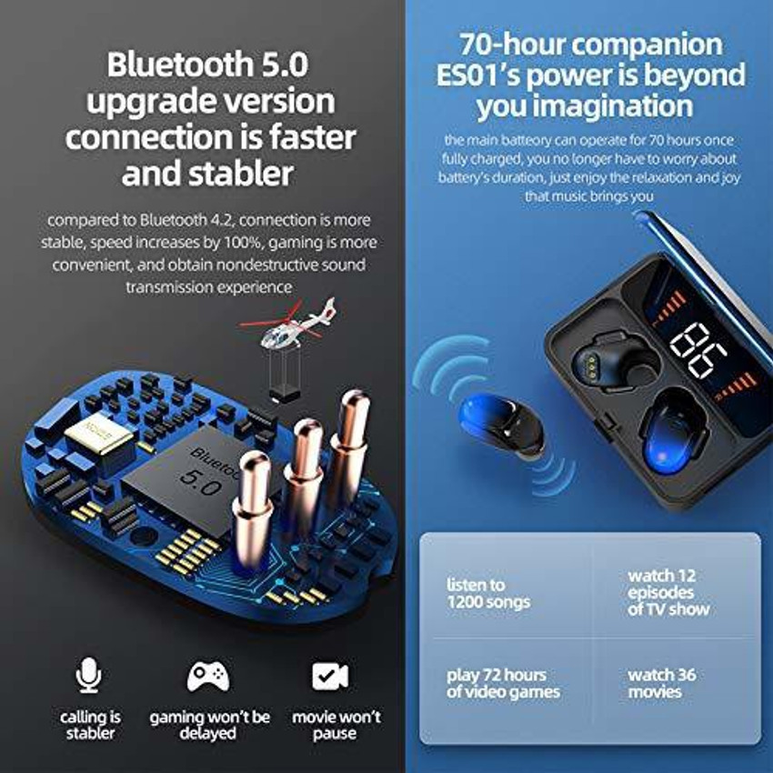 ROHS VALIANT Dashing Pro ES01 TWS Wireless Earbuds Bluetooth