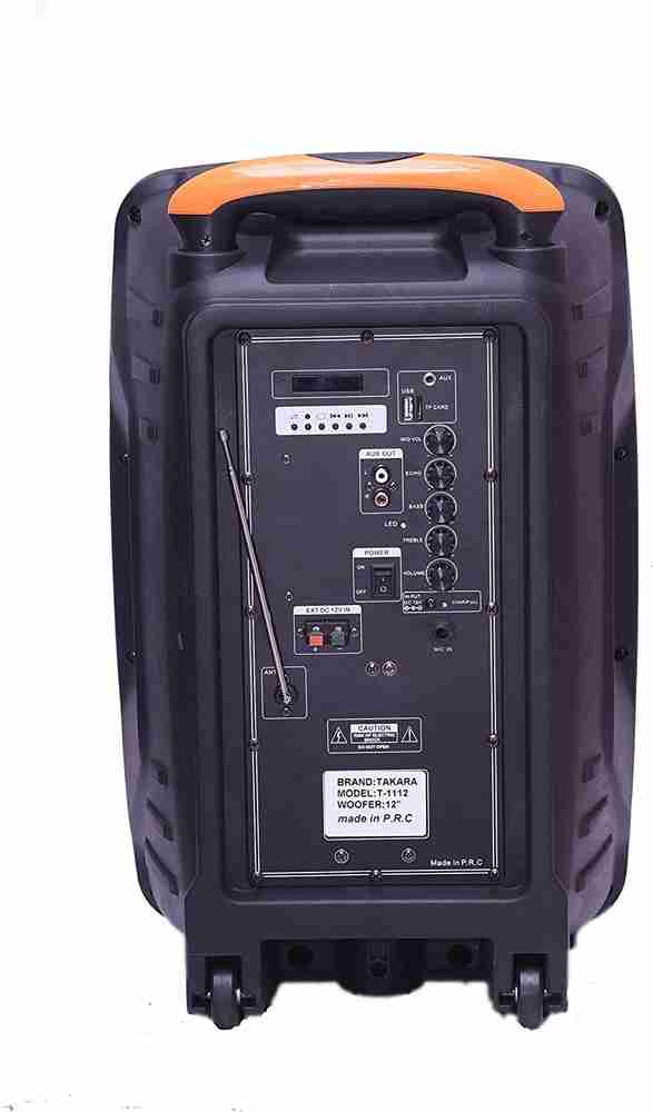 Takara T 1112 Portable Trolley Speaker 12Inch Multi Media