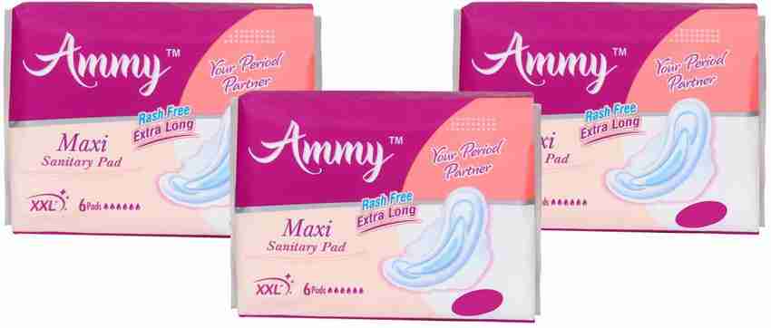 Ammy MAXI XXL 6 PADS 1 SET Sanitary Pad Buy Women Hygiene
