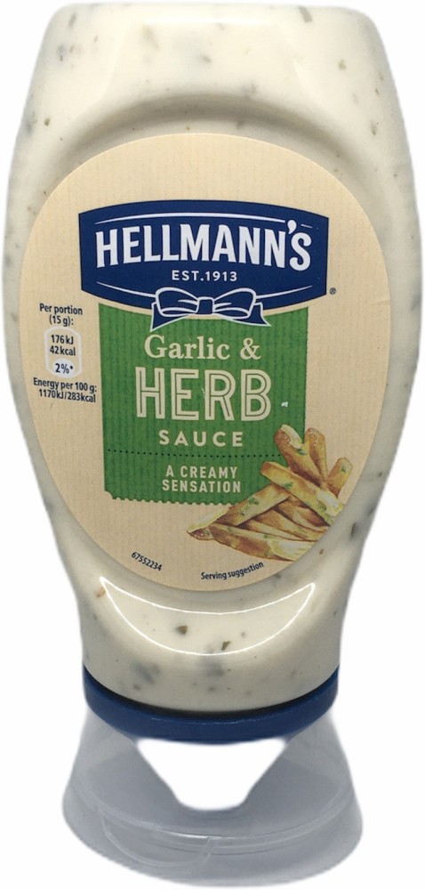 Hellmann's Garlic and herb Sauce Sauce Price in India - Buy Hellmann's  Garlic and herb Sauce Sauce online at
