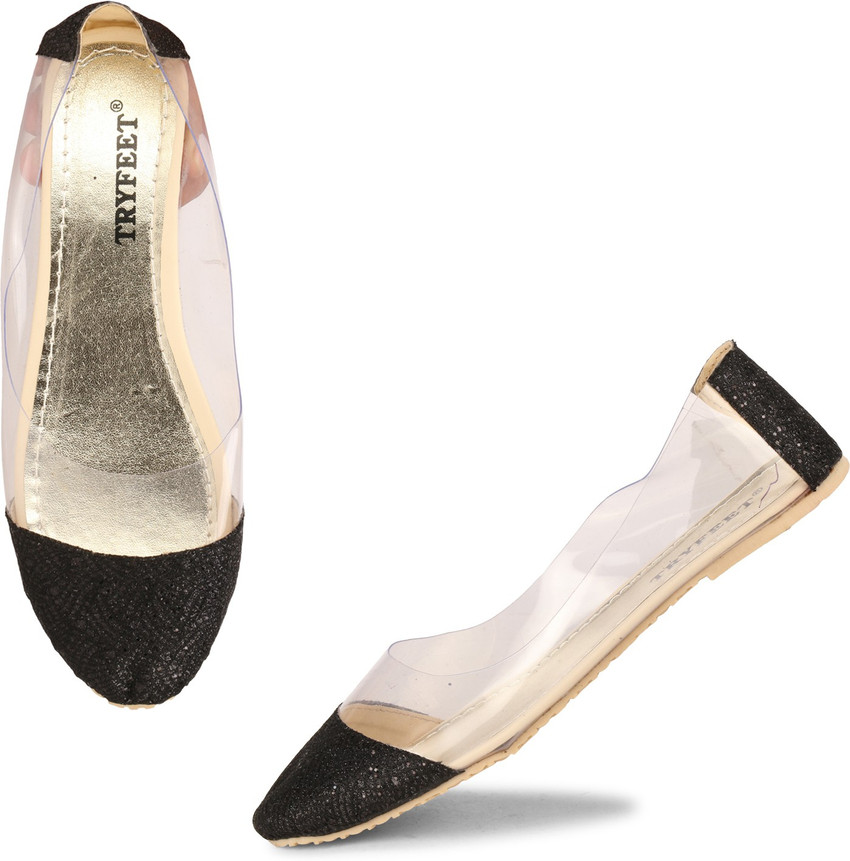Transparent sales belly shoes
