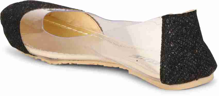 Transparent store belly shoes