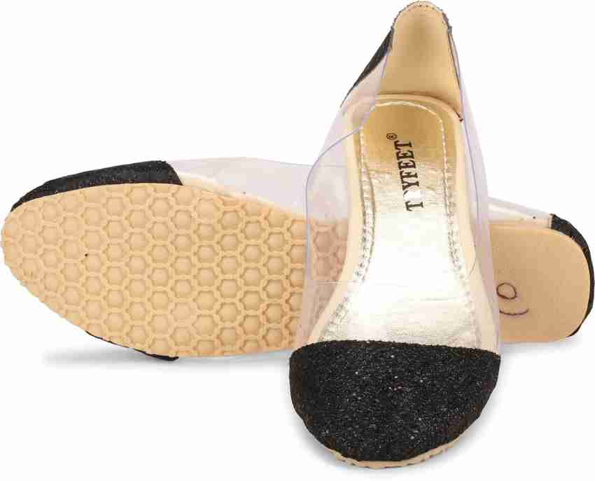 Transparent belly sales shoes