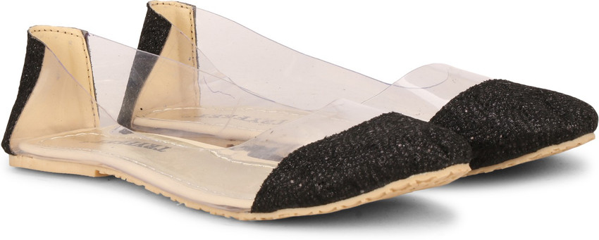Transparent sale belly shoes