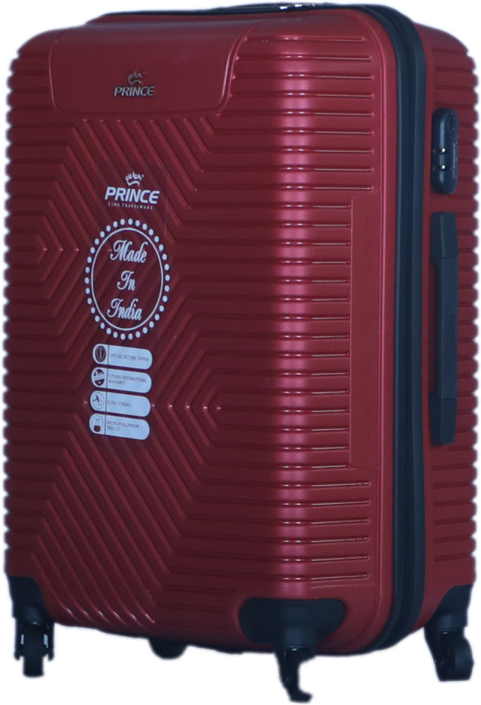 PRINCEWARE INDO Cabin Suitcase 4 Wheels 20 inch Maroon Price